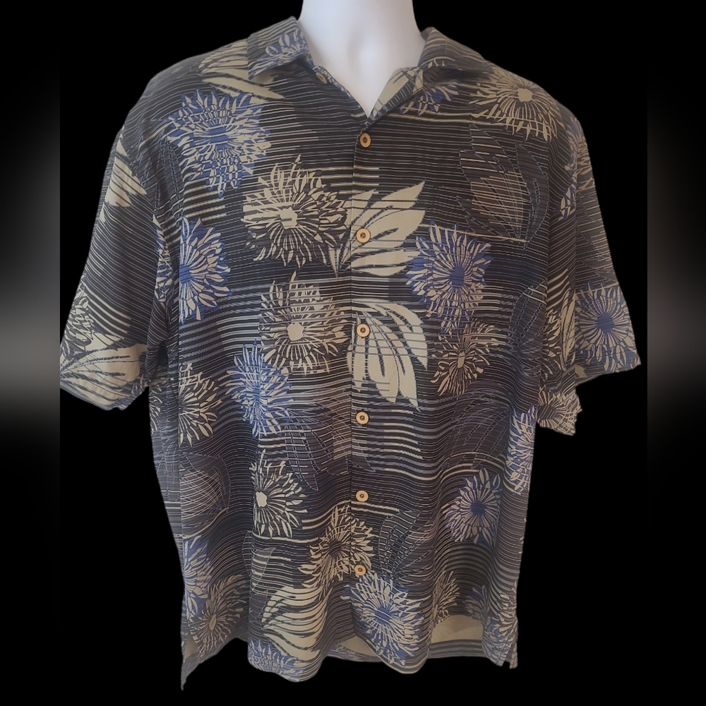 Tommy Bahama Men's Short Sleeve Button Down Shirt Size XL